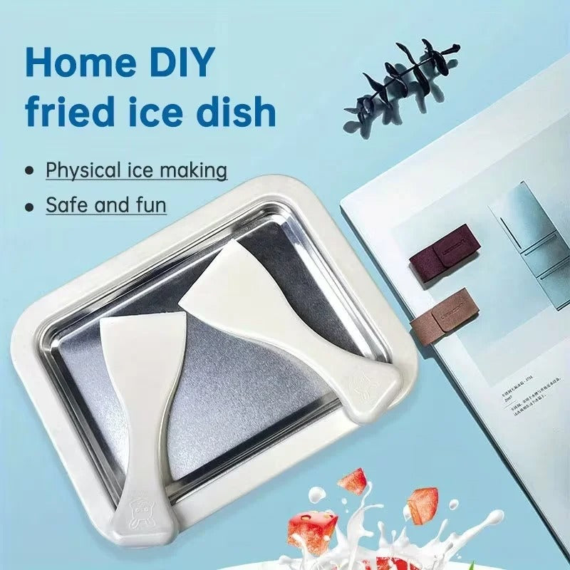 Magic Ice Cream Plate - DIY Fried Yogurt Maker