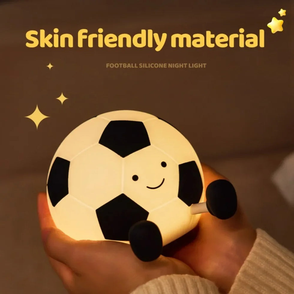 Silicone Football Lamp - Rechargeable Night Light
