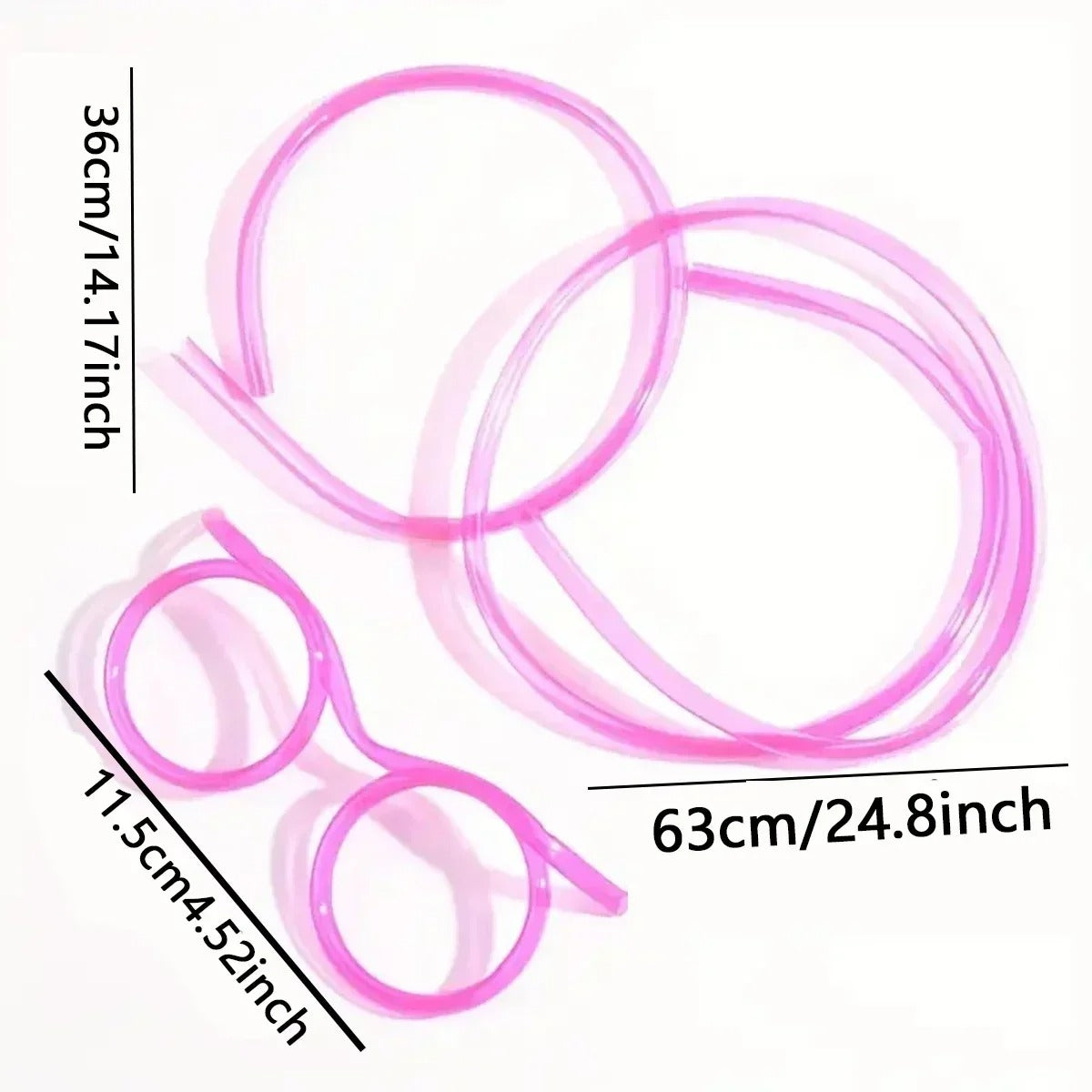 Fun Eye-Glasses Drinking Straw
