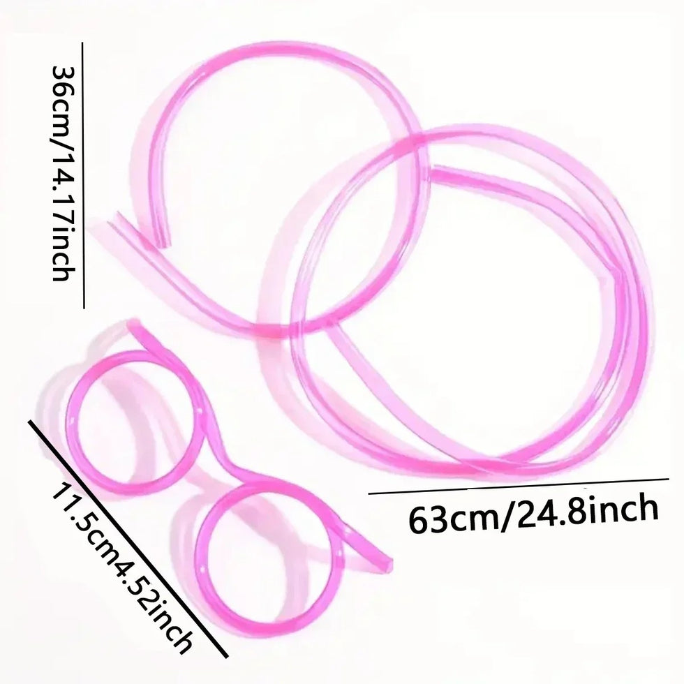 Fun Eye-Glasses Drinking Straw