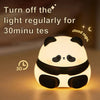 Cute Silicone Sitting Panda Lamp – Rechargeable Night Light AJF