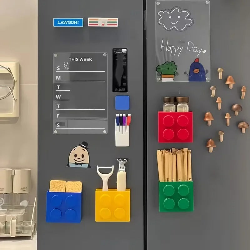 BlockStuck Magnetic Caddy - Multipurpose Wall Mounted Holder