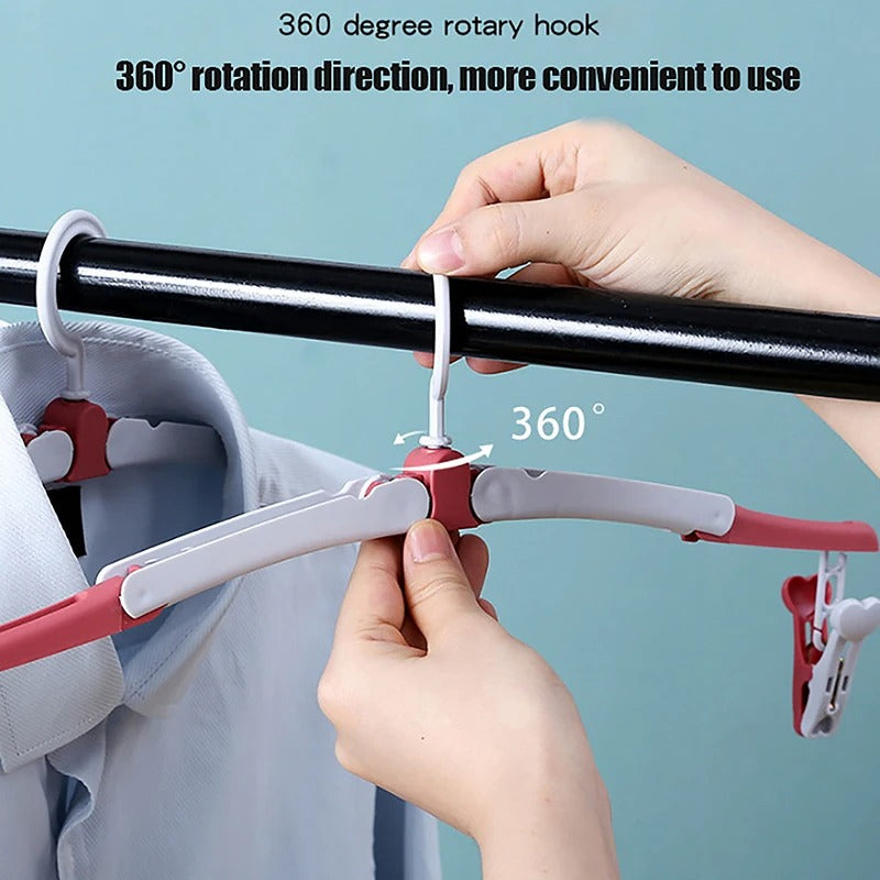 3-Piece Multifunctional Clothes Hanger Set – Space-Saving Magic Closet Organizer