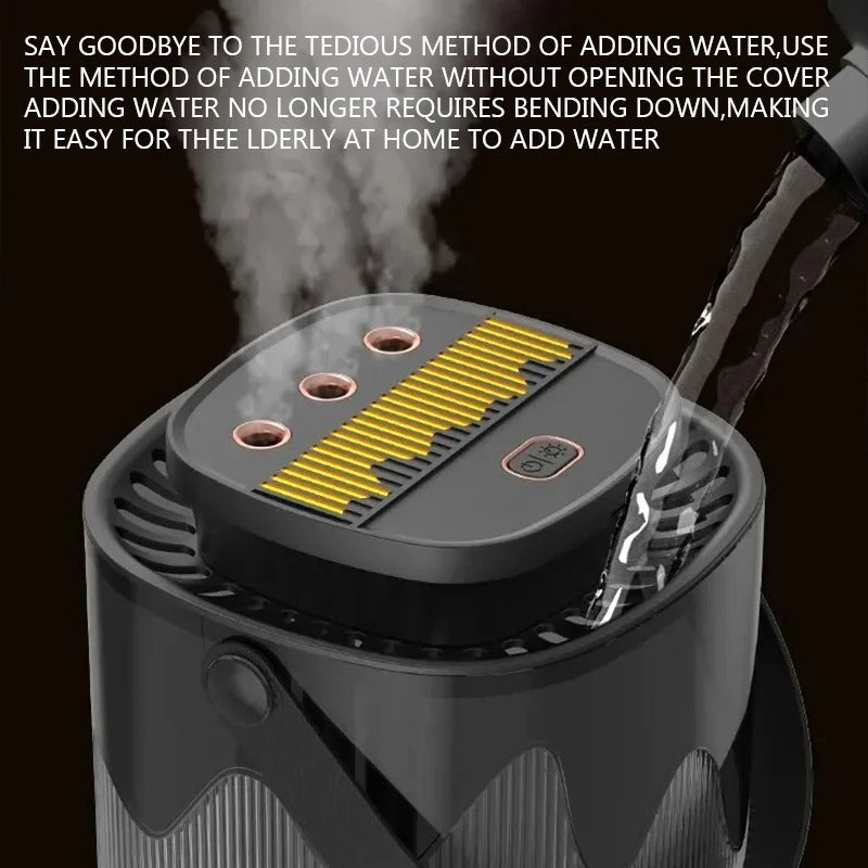 Triple-Nozzle High-Capacity Ambient Humidifier