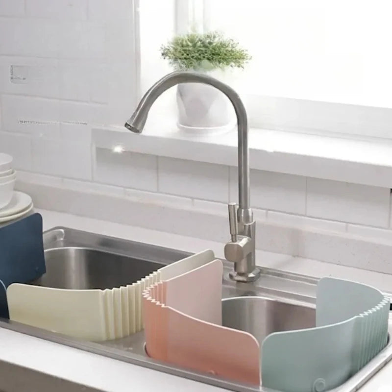 AquaShield Foldable Kitchen Sink Splash Guard & Water Blocking Board