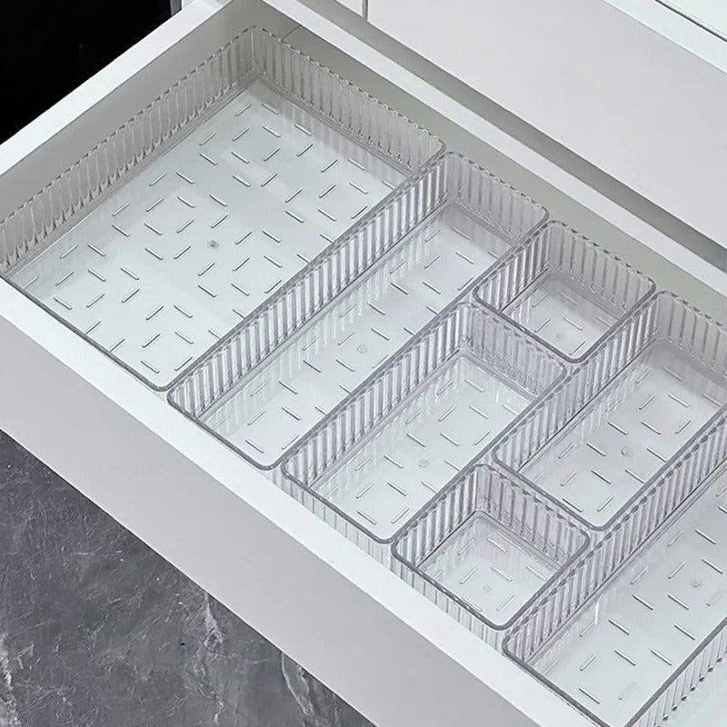 3-Piece Acrylic Drawer Divider & Makeup Tray Set