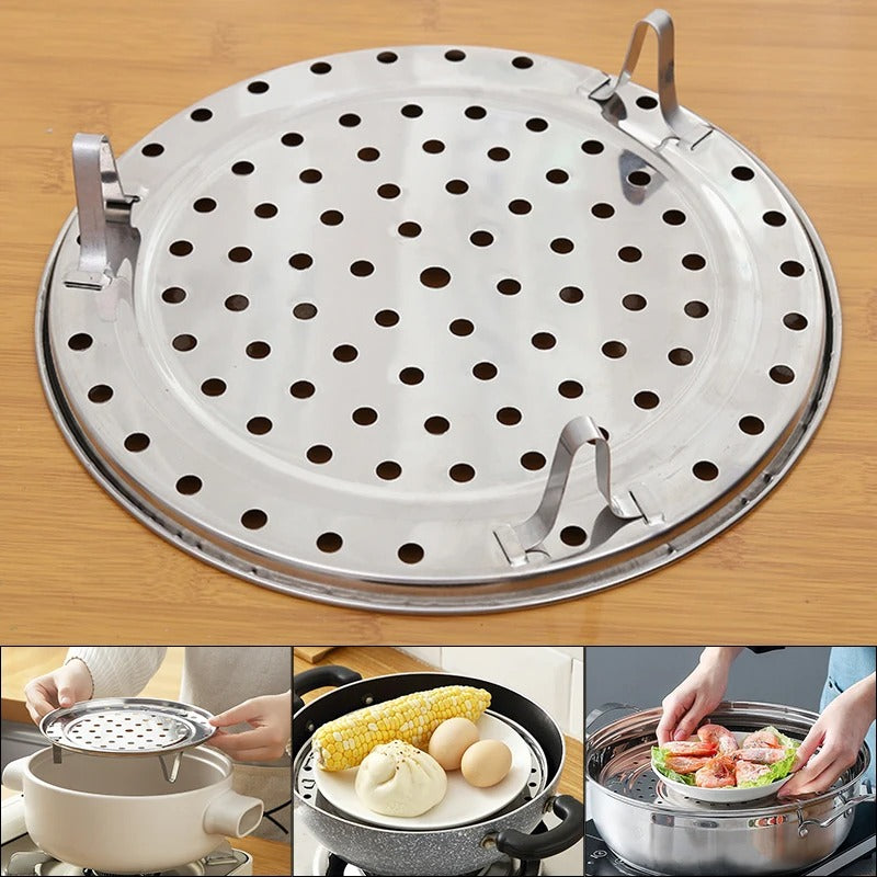 Stainless Steel Multifunctional Steamer Rack & Stand
