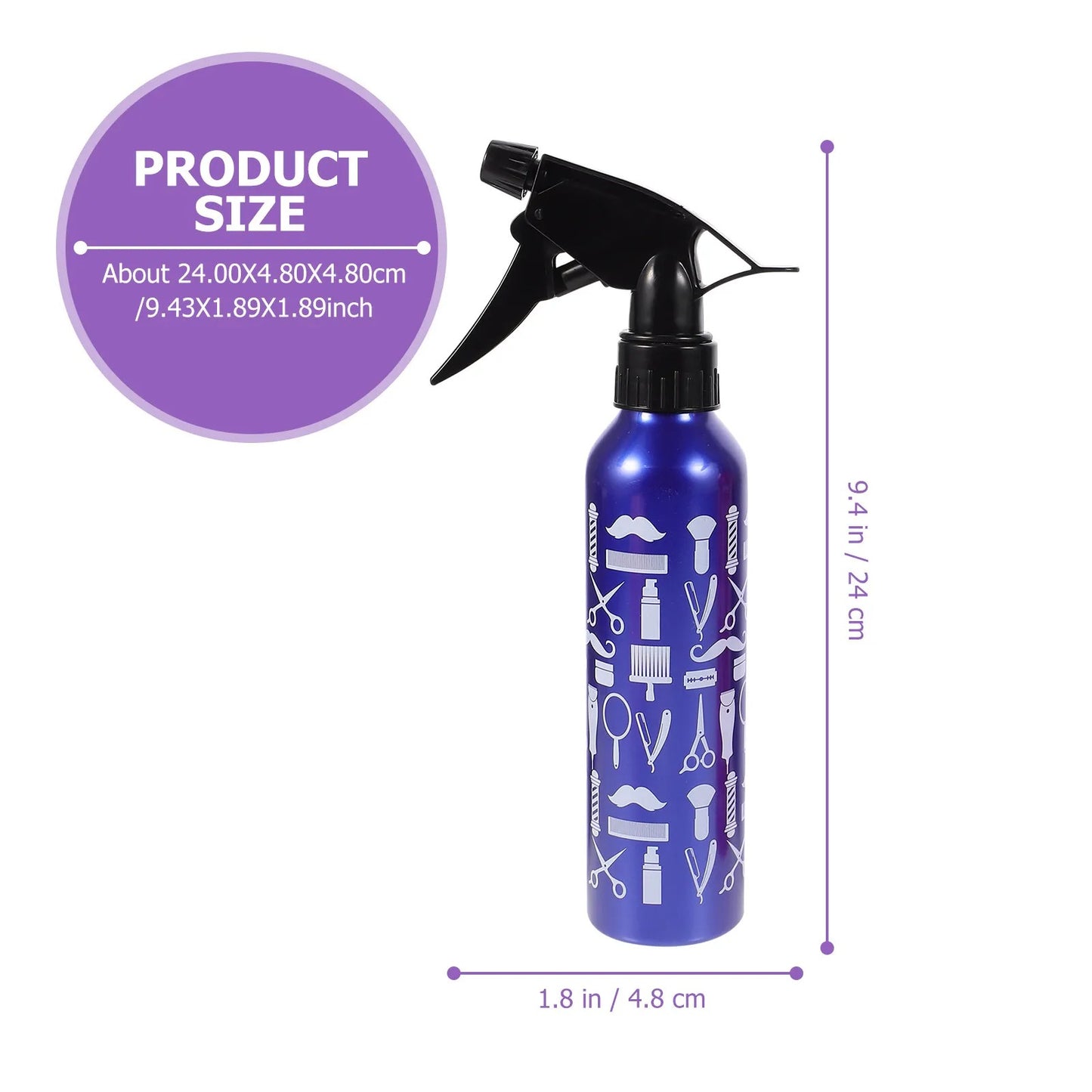 Premium Aluminum Metal Spray Bottle – Professional High-Pressure Continuous Mist Dispenser