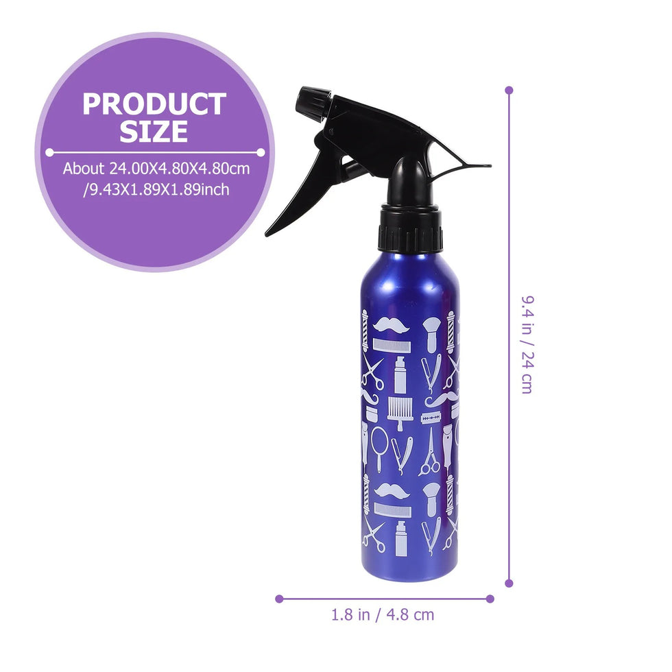Premium Aluminum Metal Spray Bottle – Professional High-Pressure Continuous Mist Dispenser