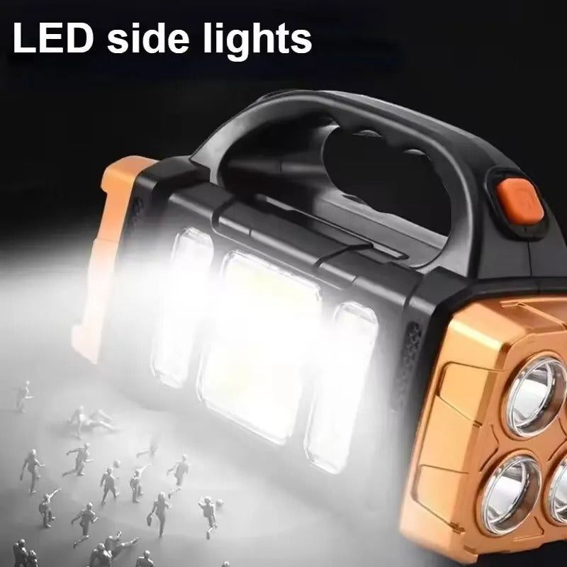 2-in-1 Rechargeable Solar & USB Handy LED Searchlight