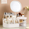 LuminaGlow LED Cosmetic Organizer & Makeup Vanity Station