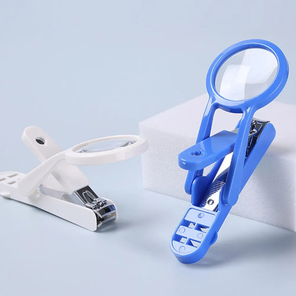 ClariTrim Nail Clipper with Adjustable 3X Magnifying Glass