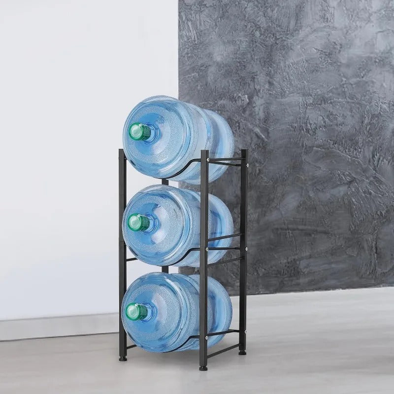 Premium Metal Water Dispenser Bottle Storage Organizer Stand
