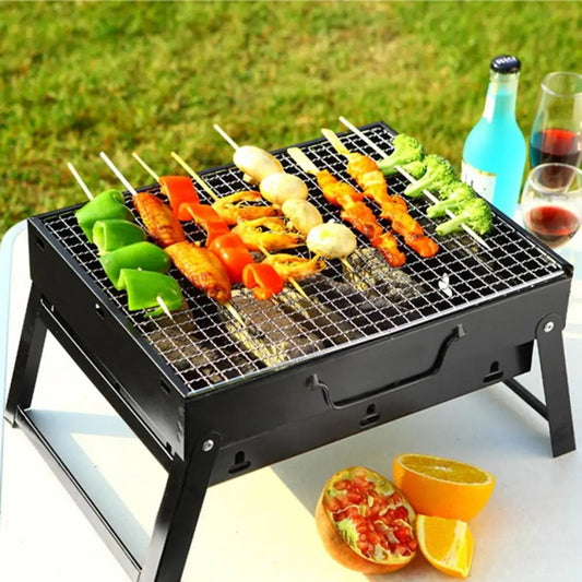 SizzleMaster Original Heavy-Quality Portable Charcoal BBQ Grill
