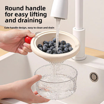 Majestic Orbiter Pod | Double Layer Drainer Bowl