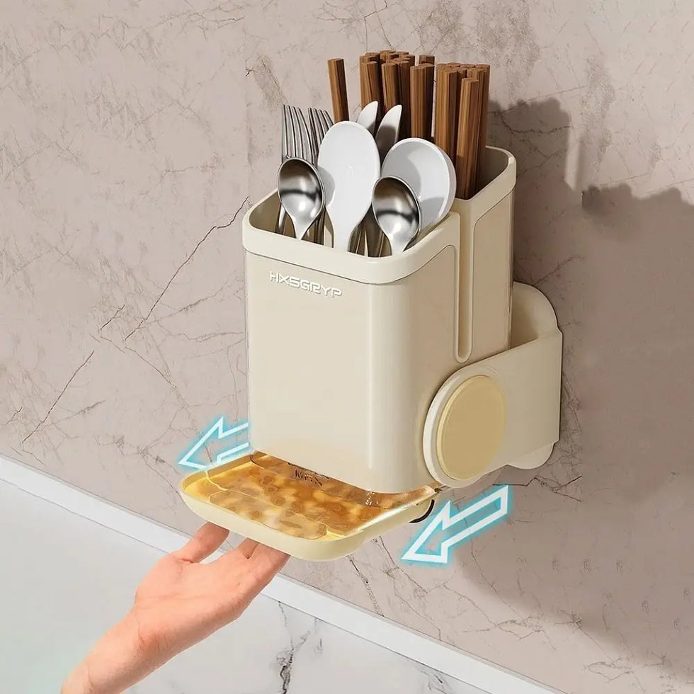 Multi-Functional Dual-Use Cutlery & Chopstick Holder