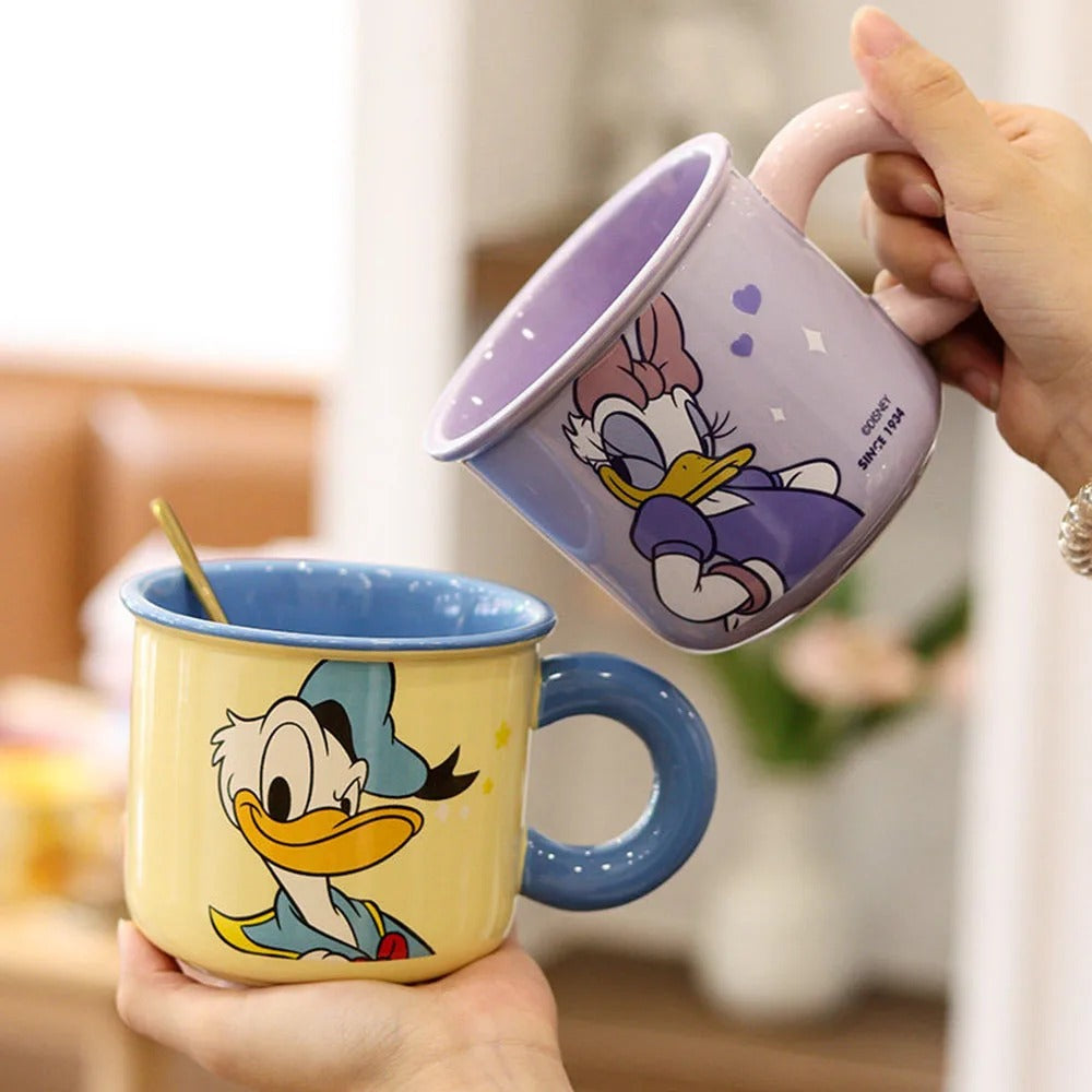 Disney Mickey & Friends Ceramic Mug – Large 410ml Coffee Cups