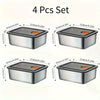 Airtight Stainless Steel Food Container Set – 4-Piece Premium Kit