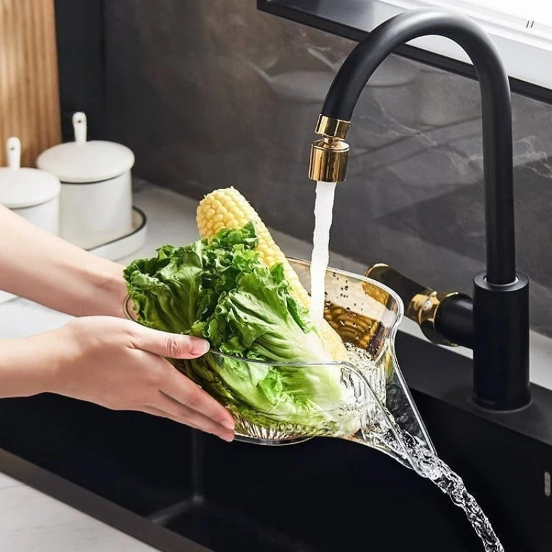 Swift-Drain All-in-One Fruit & Vegetable Washing Basket