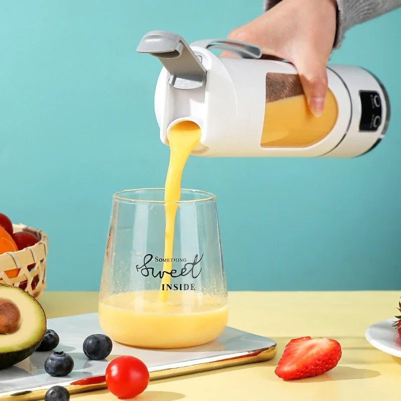 Pro-Blend Portable Smoothie Blender – 450ml Smart Juicer Cup with LED Display