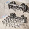 FlexiGrip Sock Rack - Retractable Suction Drying Hanger