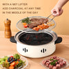 Portable Tabletop Barbecue Stove & Multi-Function BBQ Pan