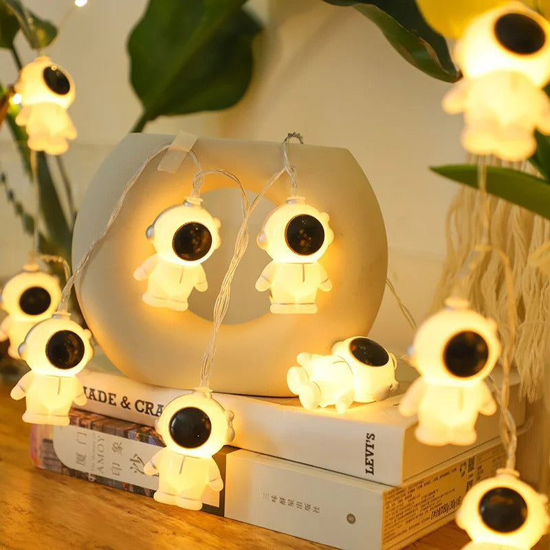 Astronaut LED Fairy Lights - Cute Spaceman Room Decor