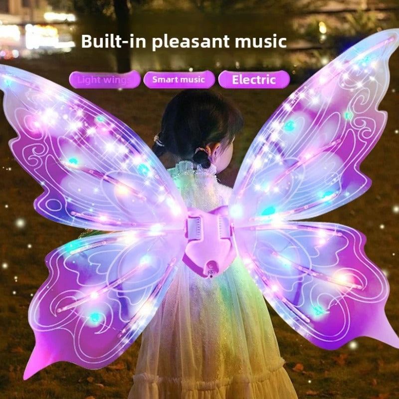 MagicFlutter Electric Light-Up Moving Fairy & Butterfly Wings