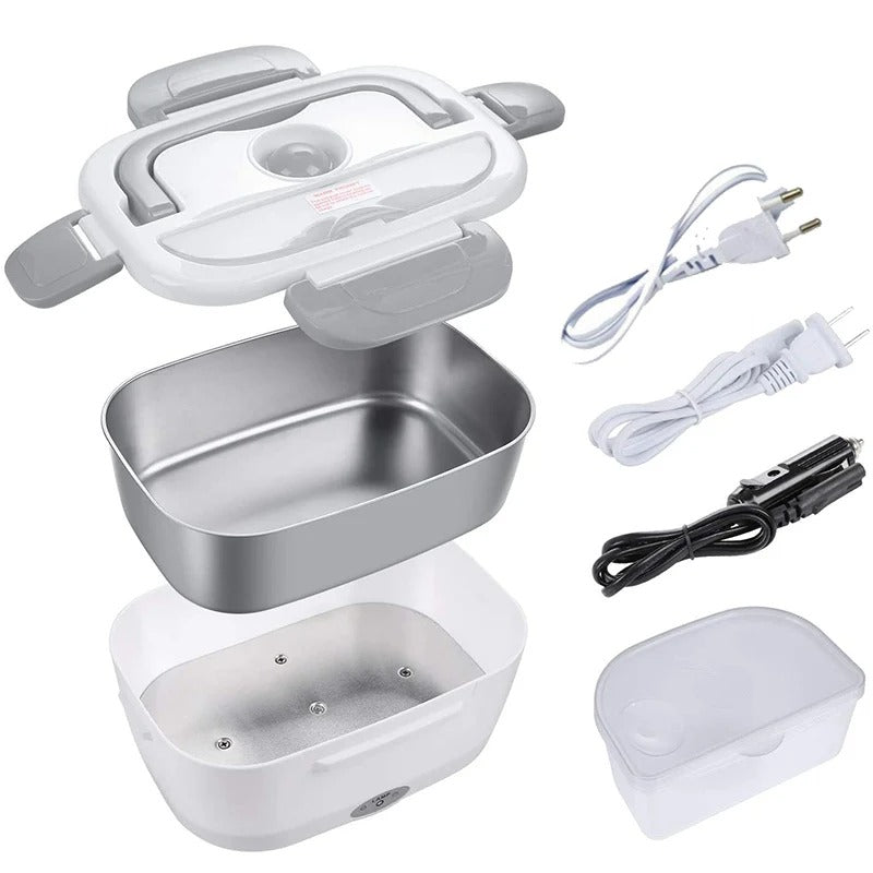 Electric Portable Heated Lunch Box with Stainless Steel Container