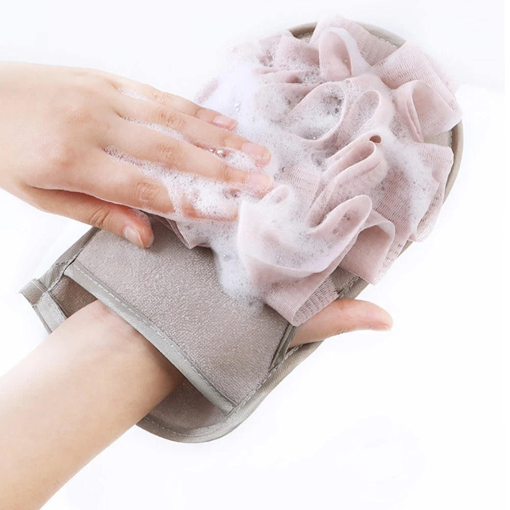 Deep Exfoliating Bath Gloves – Reusable Scrubbing Mitts for Smooth Skin & Body Massage