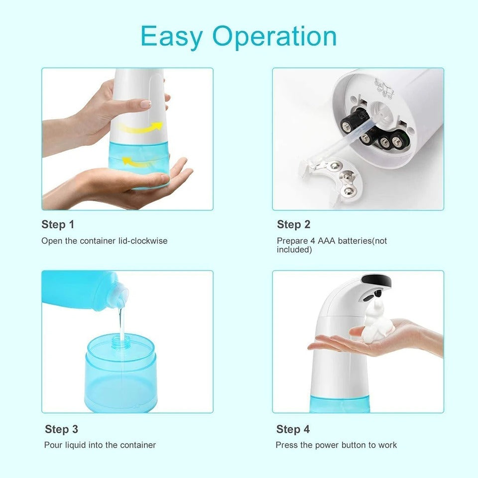 Touchless Automatic Foam Soap Dispenser – Battery Operated
