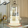 Gemini said Rotating Makeup Brush Organizer with Dust-Proof Lid
