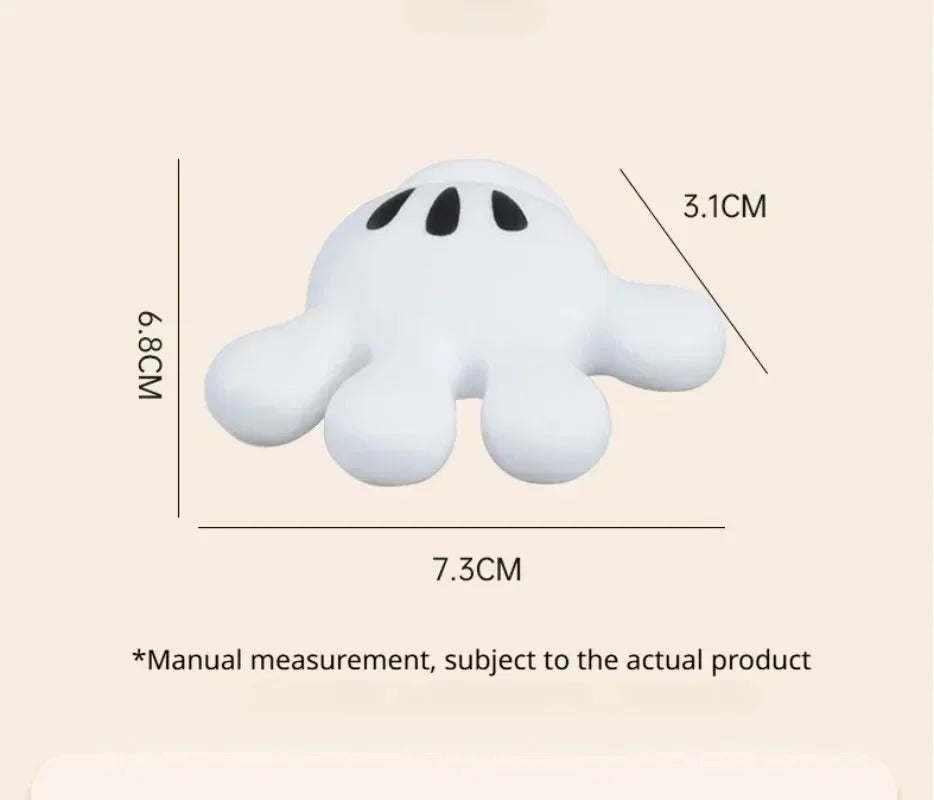 Cute Cartoon Palm Suction Cup Toothbrush Holder