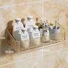 Wall Mounted Cosmetics Storage Rack - Corner Wall Shelf Organizer for Bathroom - Trenducts.pk