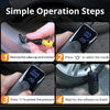 Smart Portable Rechargeable Air Compressor – 2000mAh Mini Digital Inflator & Power Bank Emergency Kit