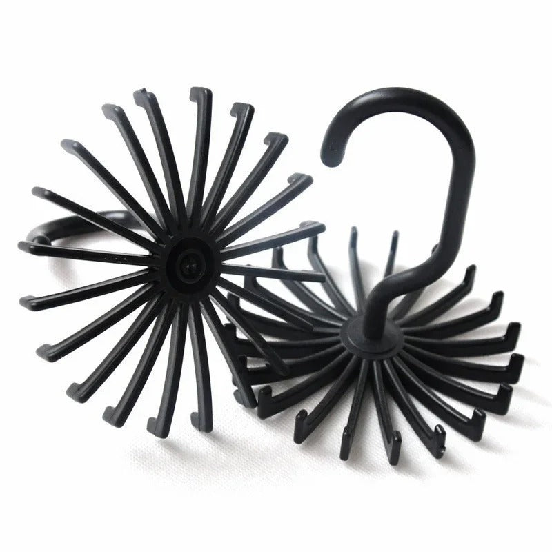 SmartSpace 20-Hook Rotating Tie & Belt Closet Organizer Hanger