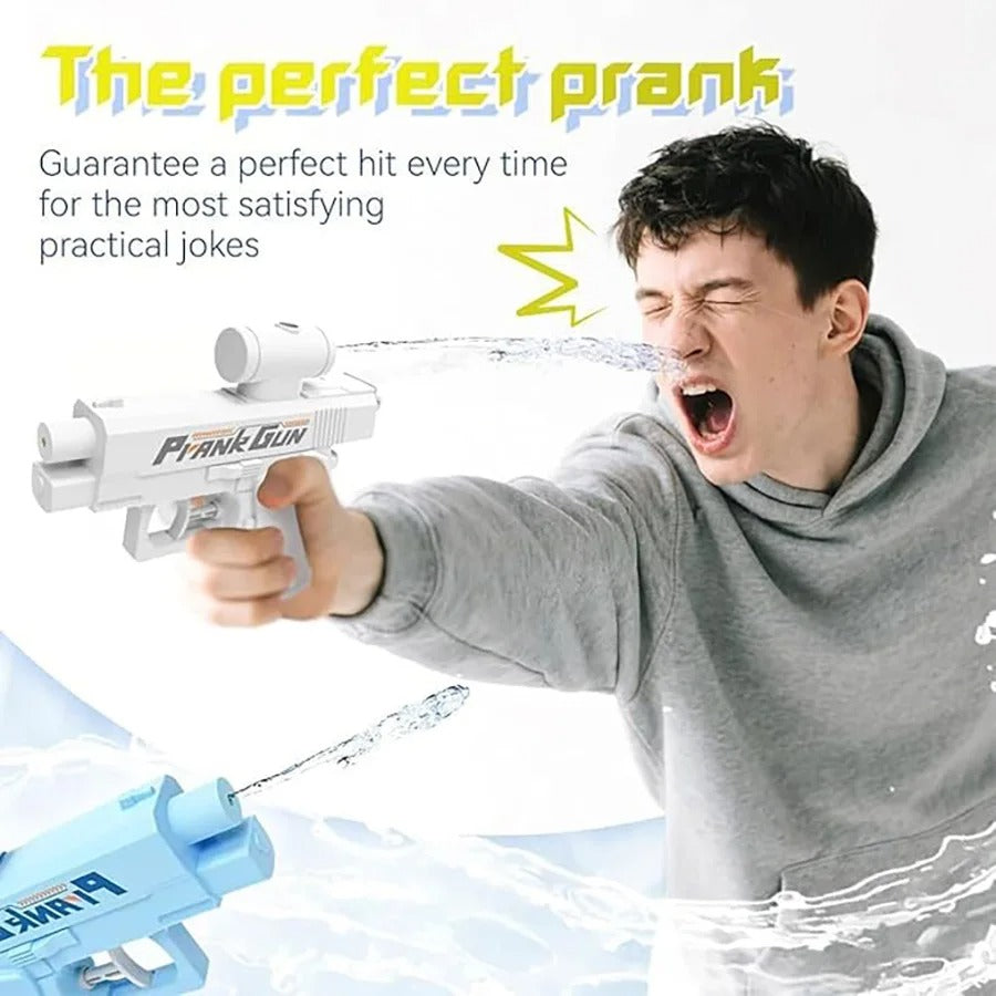 Prank Water Gun – Compact Back-Shooting Squirt Toy
