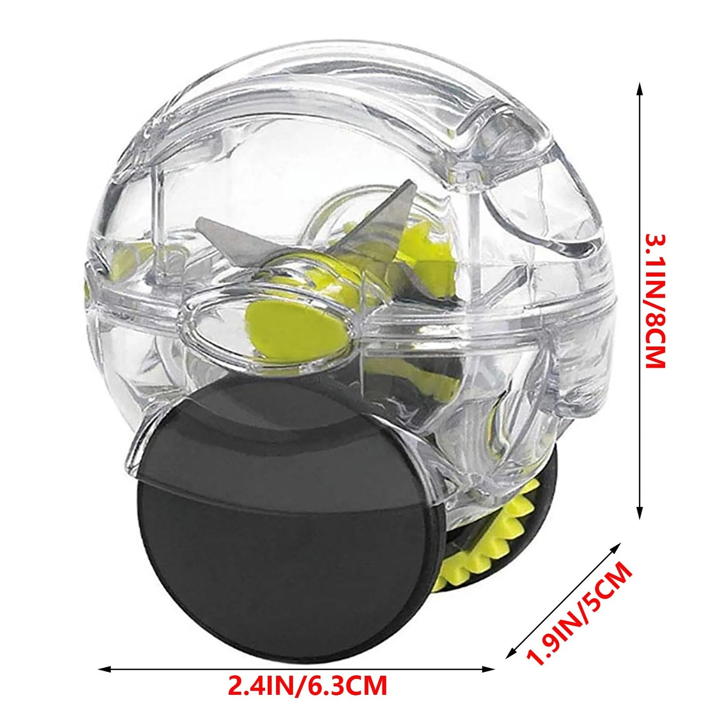 Mini Rolling Garlic Crusher & Mincer – Innovative Wheeled Manual Food Chopper