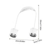 Aero-Glide Rechargeable Hands-Free Neck Fan – Portable Personal Cooler