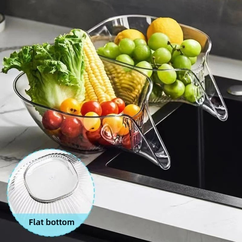 Swift-Drain All-in-One Fruit & Vegetable Washing Basket