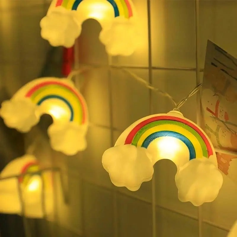 Rainbow Cloud Fairy Lights: Cute Room Decoration Lamps