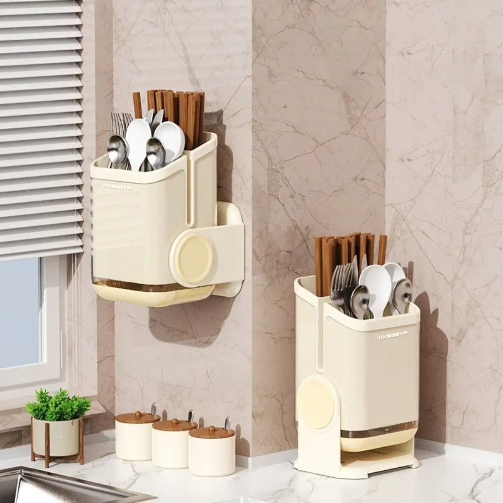 Multi-Functional Dual-Use Cutlery & Chopstick Holder