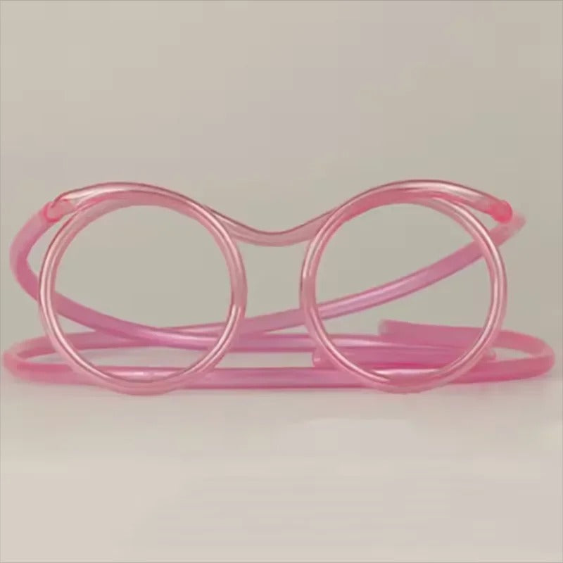 Fun Eye-Glasses Drinking Straw
