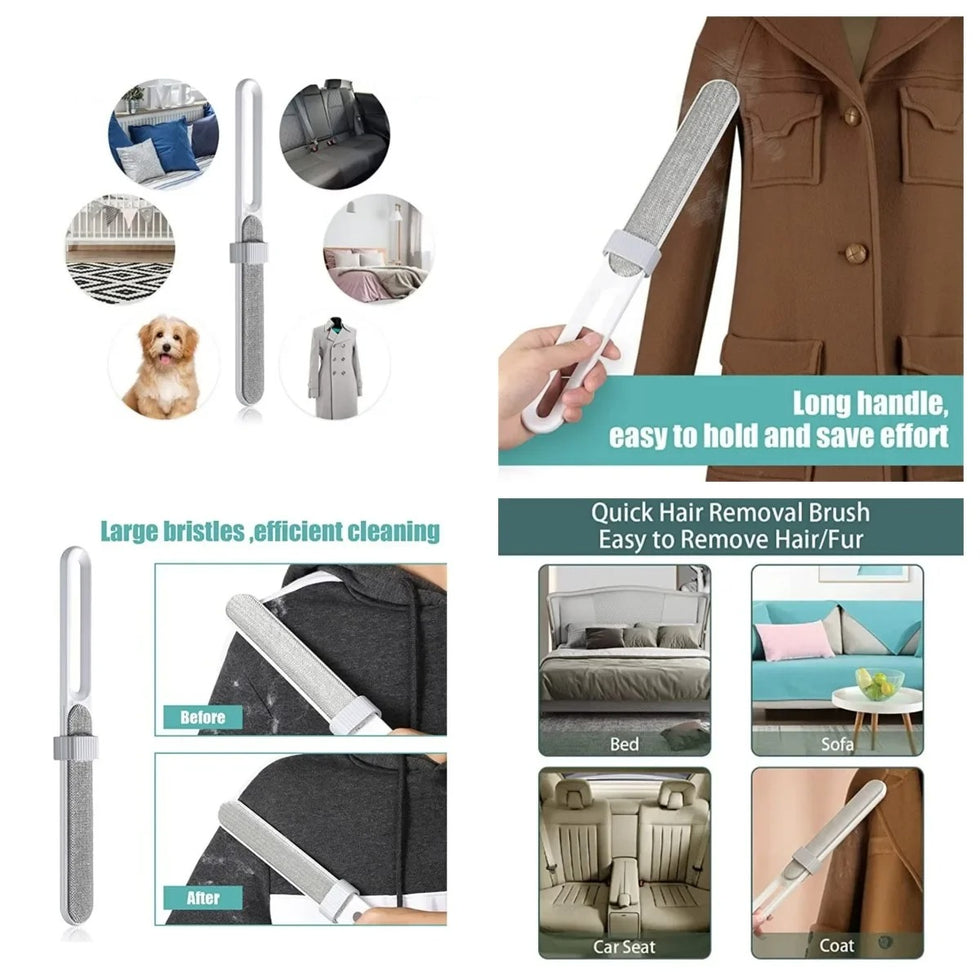 Self-Cleaning Pet Grooming Brush – Efficient Pet Hair Remover for Dogs & Cats with One-Click Release