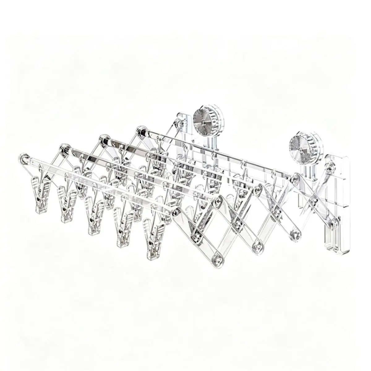 FlexiGrip Sock Rack | Retractable Suction Drying Hanger
