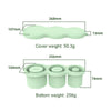 Cylinder Ice Cube Mold with Steel Tongs