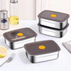 3-Piece Premium 304 Stainless Steel Airtight Storage Set