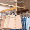 EcoHang Premium 12-Clip Heavy-Duty Wooden Laundry Hanger