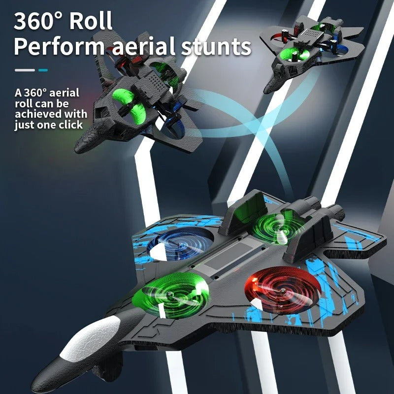 Star Fighter Jet Toy with Foam Missiles & Launcher Base