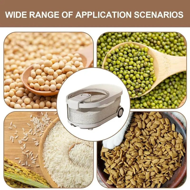 Airtight Dispenser - Moist Proof Rice Storage Container